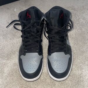 Jordan 1 Mids Shadow colorway